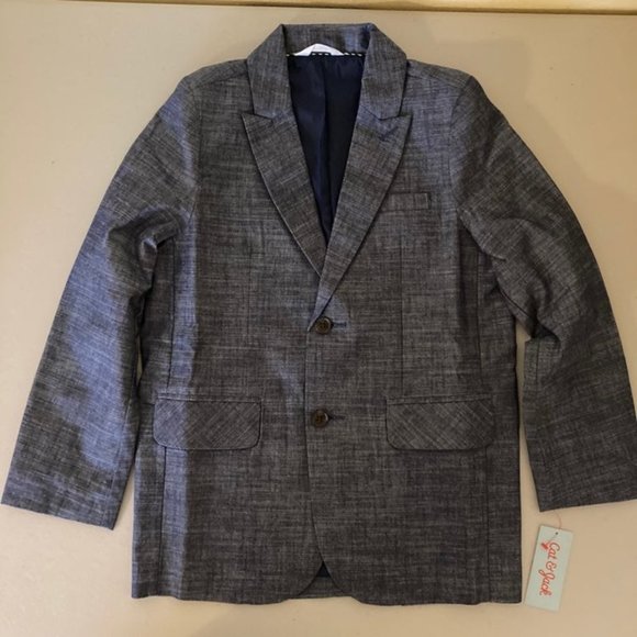 Cat & Jack Blazer Blue 10 Husky - Picture 1 of 5